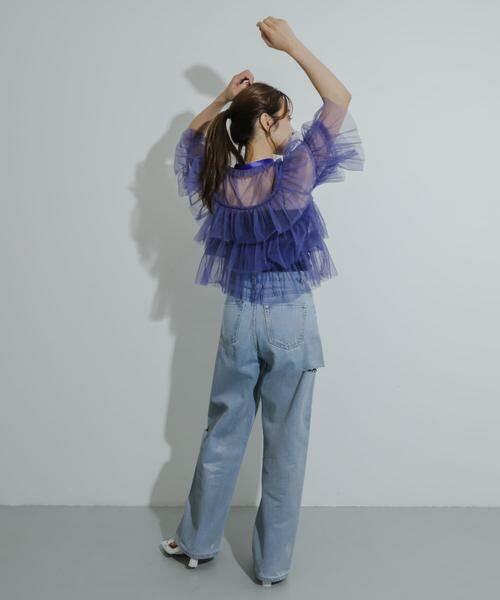 SENSE OF PLACE by URBAN RESEARCH / センスオブプレイス バイ アーバンリサーチ シャツ・ブラウス | チュールティアードブラウス | 詳細13