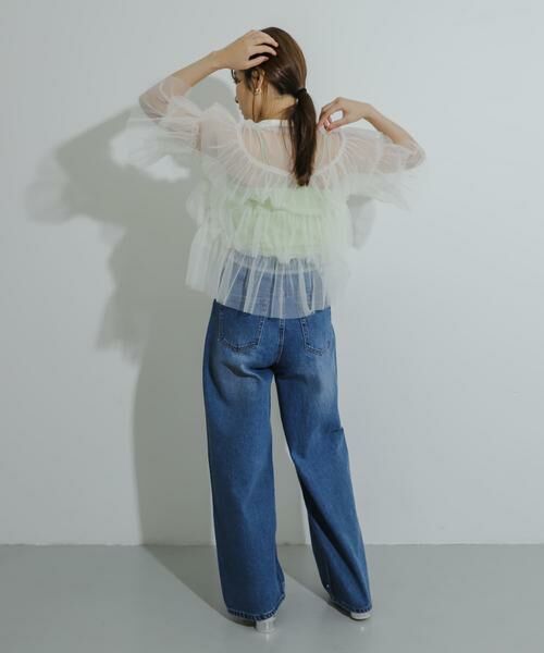 SENSE OF PLACE by URBAN RESEARCH / センスオブプレイス バイ アーバンリサーチ シャツ・ブラウス | チュールティアードブラウス | 詳細28