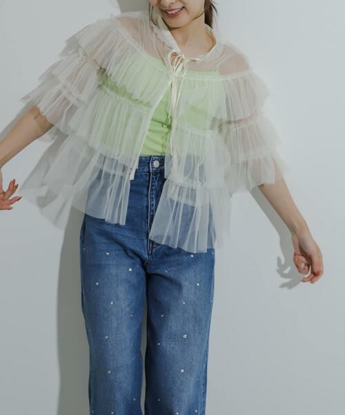 SENSE OF PLACE by URBAN RESEARCH / センスオブプレイス バイ アーバンリサーチ シャツ・ブラウス | チュールティアードブラウス | 詳細20