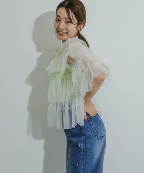 SENSE OF PLACE by URBAN RESEARCH / センスオブプレイス バイ アーバンリサーチ シャツ・ブラウス | チュールティアードブラウス | 詳細22