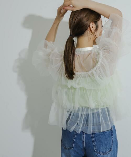 SENSE OF PLACE by URBAN RESEARCH / センスオブプレイス バイ アーバンリサーチ シャツ・ブラウス | チュールティアードブラウス | 詳細23