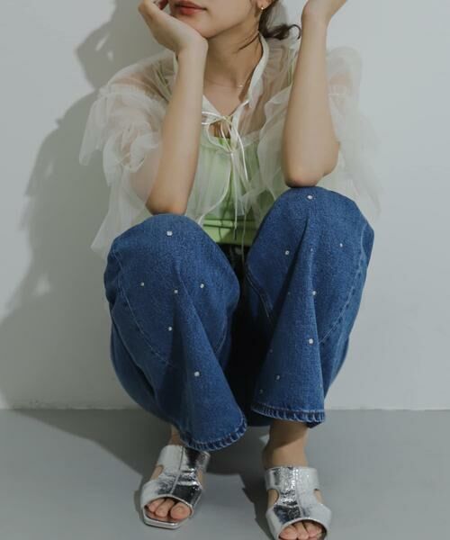 SENSE OF PLACE by URBAN RESEARCH / センスオブプレイス バイ アーバンリサーチ シャツ・ブラウス | チュールティアードブラウス | 詳細25