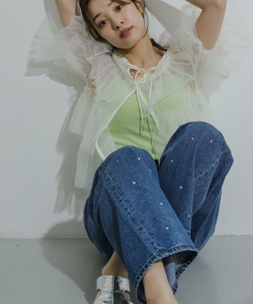 SENSE OF PLACE by URBAN RESEARCH / センスオブプレイス バイ アーバンリサーチ シャツ・ブラウス | チュールティアードブラウス | 詳細26