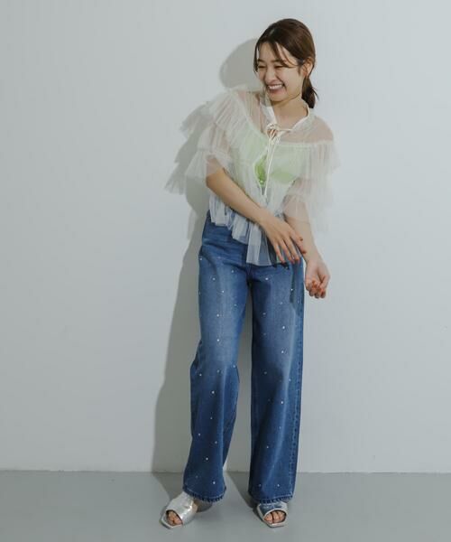 SENSE OF PLACE by URBAN RESEARCH / センスオブプレイス バイ アーバンリサーチ シャツ・ブラウス | チュールティアードブラウス | 詳細27