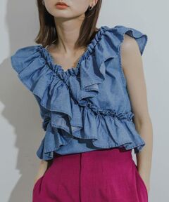 SENSE OF PLACE by URBAN RESEARCH / センスオブプレイス バイ アーバンリサーチ シャツ・ブラウス | 2WAYフリルノースリーブブラウス