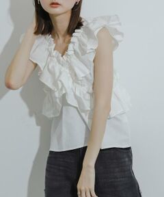 SENSE OF PLACE by URBAN RESEARCH / センスオブプレイス バイ アーバンリサーチ シャツ・ブラウス | 2WAYフリルノースリーブブラウス