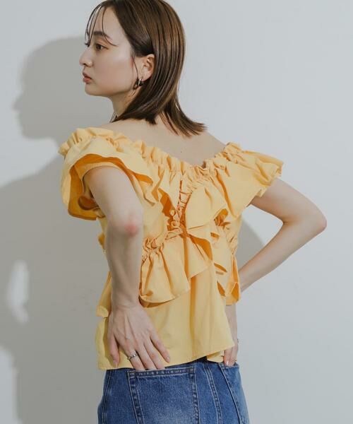 SENSE OF PLACE by URBAN RESEARCH / センスオブプレイス バイ アーバンリサーチ シャツ・ブラウス | 2WAYフリルノースリーブブラウス | 詳細3