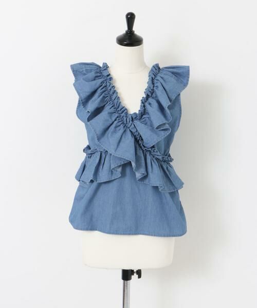 SENSE OF PLACE by URBAN RESEARCH / センスオブプレイス バイ アーバンリサーチ シャツ・ブラウス | 2WAYフリルノースリーブブラウス | 詳細13