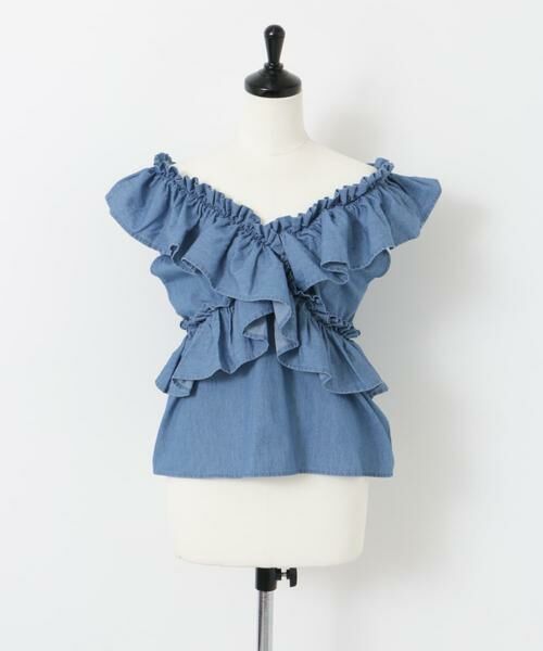 SENSE OF PLACE by URBAN RESEARCH / センスオブプレイス バイ アーバンリサーチ シャツ・ブラウス | 2WAYフリルノースリーブブラウス | 詳細14
