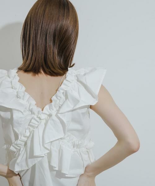 SENSE OF PLACE by URBAN RESEARCH / センスオブプレイス バイ アーバンリサーチ シャツ・ブラウス | 2WAYフリルノースリーブブラウス | 詳細19