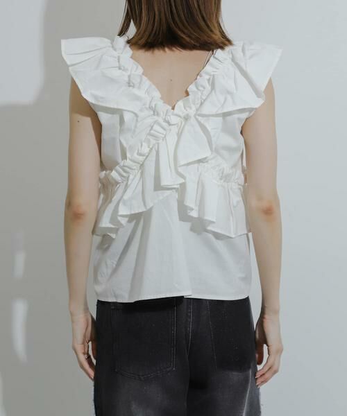 SENSE OF PLACE by URBAN RESEARCH / センスオブプレイス バイ アーバンリサーチ シャツ・ブラウス | 2WAYフリルノースリーブブラウス | 詳細28