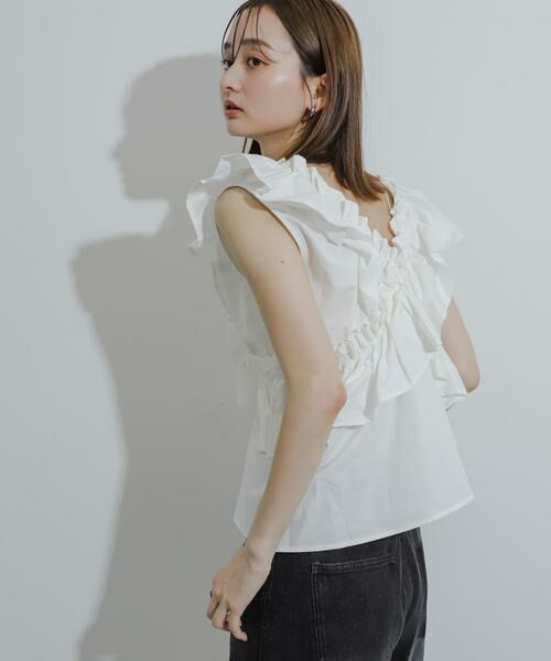 SENSE OF PLACE by URBAN RESEARCH / センスオブプレイス バイ アーバンリサーチ シャツ・ブラウス | 2WAYフリルノースリーブブラウス | 詳細22