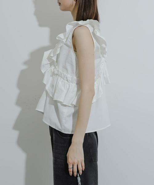 SENSE OF PLACE by URBAN RESEARCH / センスオブプレイス バイ アーバンリサーチ シャツ・ブラウス | 2WAYフリルノースリーブブラウス | 詳細27