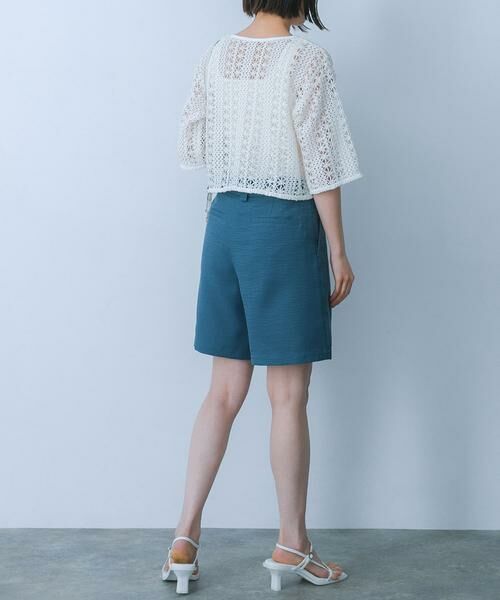 SENSE OF PLACE by URBAN RESEARCH / センスオブプレイス バイ アーバンリサーチ ショート・ハーフ・半端丈パンツ | ウエストデザインハーフパンツ | 詳細5