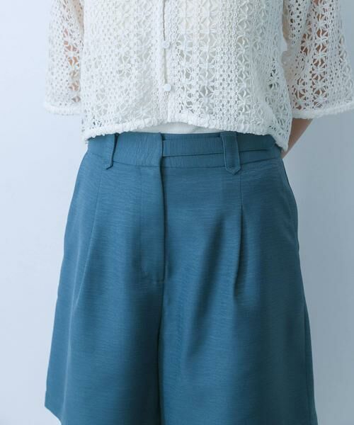 SENSE OF PLACE by URBAN RESEARCH / センスオブプレイス バイ アーバンリサーチ ショート・ハーフ・半端丈パンツ | ウエストデザインハーフパンツ | 詳細9