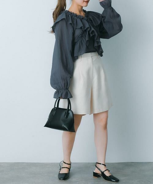 SENSE OF PLACE by URBAN RESEARCH / センスオブプレイス バイ アーバンリサーチ ショート・ハーフ・半端丈パンツ | ウエストデザインハーフパンツ | 詳細27