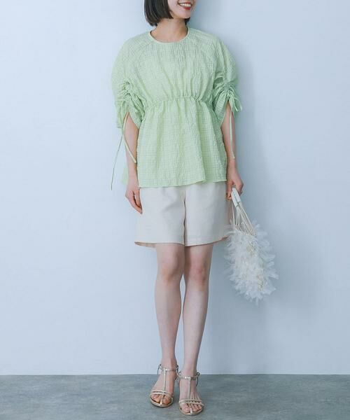 SENSE OF PLACE by URBAN RESEARCH / センスオブプレイス バイ アーバンリサーチ ショート・ハーフ・半端丈パンツ | ウエストデザインハーフパンツ | 詳細19