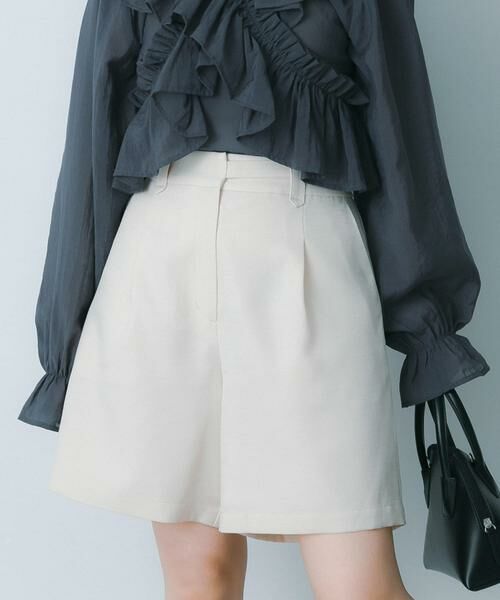 SENSE OF PLACE by URBAN RESEARCH / センスオブプレイス バイ アーバンリサーチ ショート・ハーフ・半端丈パンツ | ウエストデザインハーフパンツ | 詳細22