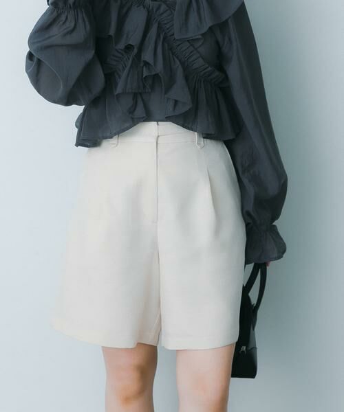 SENSE OF PLACE by URBAN RESEARCH / センスオブプレイス バイ アーバンリサーチ ショート・ハーフ・半端丈パンツ | ウエストデザインハーフパンツ | 詳細23