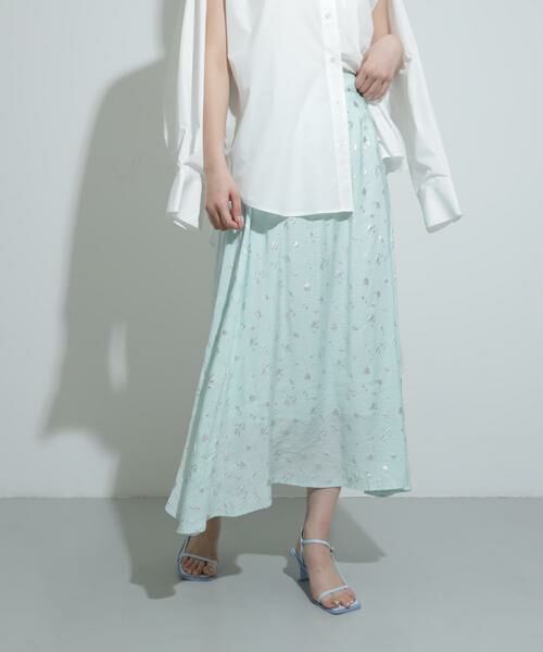 SENSE OF PLACE by URBAN RESEARCH / センスオブプレイス バイ アーバンリサーチ スカート | ハクプリントフレアスカート | 詳細1
