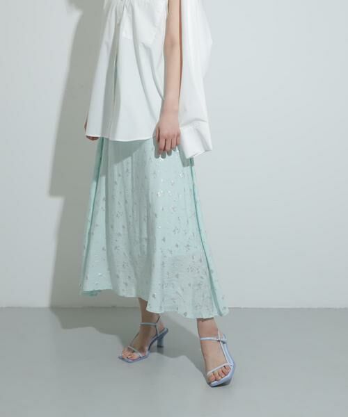 SENSE OF PLACE by URBAN RESEARCH / センスオブプレイス バイ アーバンリサーチ スカート | ハクプリントフレアスカート | 詳細2