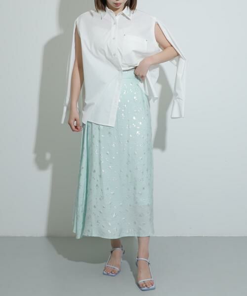 SENSE OF PLACE by URBAN RESEARCH / センスオブプレイス バイ アーバンリサーチ スカート | ハクプリントフレアスカート | 詳細4