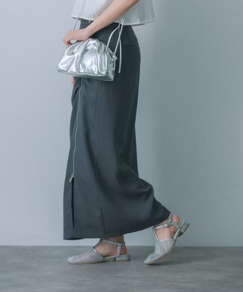 SENSE OF PLACE by URBAN RESEARCH / センスオブプレイス バイ アーバンリサーチ スカート | ジップデザインナロースカート | 詳細2