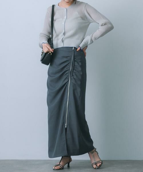 SENSE OF PLACE by URBAN RESEARCH / センスオブプレイス バイ アーバンリサーチ スカート | ジップデザインナロースカート | 詳細5