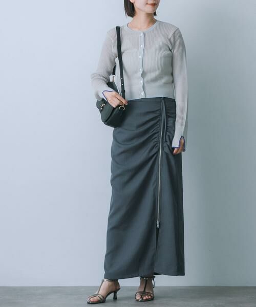 SENSE OF PLACE by URBAN RESEARCH / センスオブプレイス バイ アーバンリサーチ スカート | ジップデザインナロースカート | 詳細6