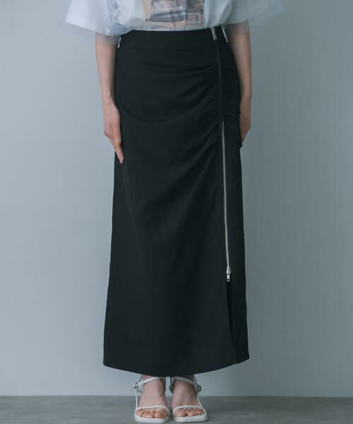 SENSE OF PLACE by URBAN RESEARCH / センスオブプレイス バイ アーバンリサーチ スカート | ジップデザインナロースカート | 詳細23