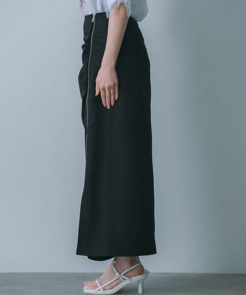 SENSE OF PLACE by URBAN RESEARCH / センスオブプレイス バイ アーバンリサーチ スカート | ジップデザインナロースカート | 詳細24