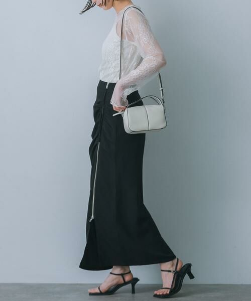 SENSE OF PLACE by URBAN RESEARCH / センスオブプレイス バイ アーバンリサーチ スカート | ジップデザインナロースカート | 詳細17