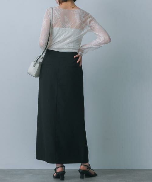 SENSE OF PLACE by URBAN RESEARCH / センスオブプレイス バイ アーバンリサーチ スカート | ジップデザインナロースカート | 詳細18