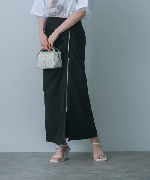SENSE OF PLACE by URBAN RESEARCH / センスオブプレイス バイ アーバンリサーチ スカート | ジップデザインナロースカート | 詳細19