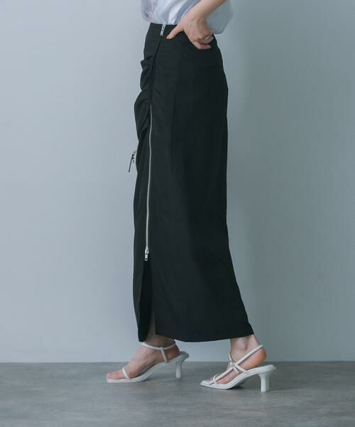 SENSE OF PLACE by URBAN RESEARCH / センスオブプレイス バイ アーバンリサーチ スカート | ジップデザインナロースカート | 詳細20