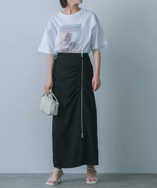 SENSE OF PLACE by URBAN RESEARCH / センスオブプレイス バイ アーバンリサーチ スカート | ジップデザインナロースカート | 詳細22