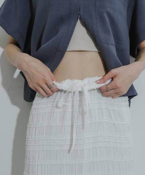 SENSE OF PLACE by URBAN RESEARCH / センスオブプレイス バイ アーバンリサーチ スカート | アイラインフリルスカート | 詳細22