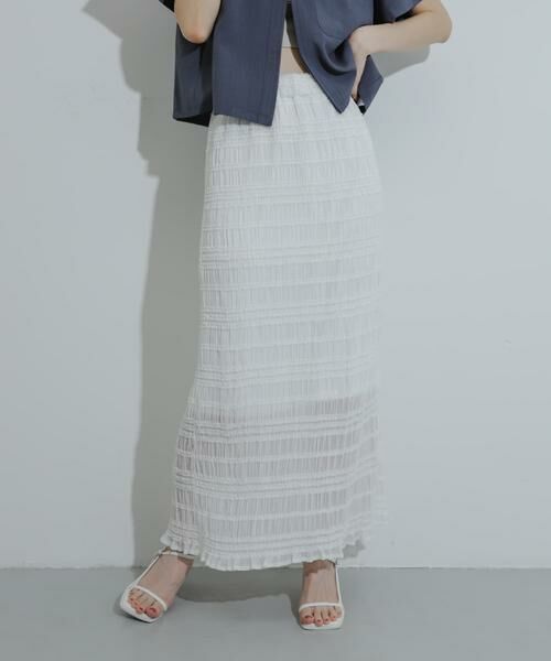 SENSE OF PLACE by URBAN RESEARCH / センスオブプレイス バイ アーバンリサーチ スカート | アイラインフリルスカート | 詳細12