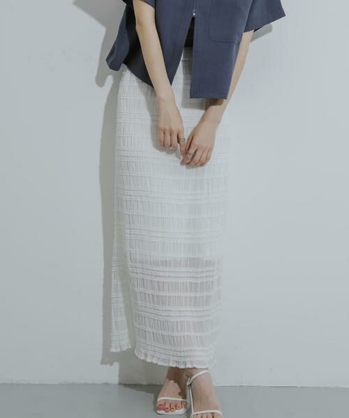 SENSE OF PLACE by URBAN RESEARCH / センスオブプレイス バイ アーバンリサーチ スカート | アイラインフリルスカート | 詳細14