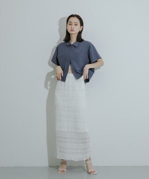 SENSE OF PLACE by URBAN RESEARCH / センスオブプレイス バイ アーバンリサーチ スカート | アイラインフリルスカート | 詳細17