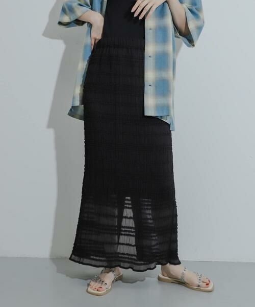 SENSE OF PLACE by URBAN RESEARCH / センスオブプレイス バイ アーバンリサーチ スカート | アイラインフリルスカート | 詳細25