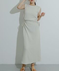 SENSE OF PLACE by URBAN RESEARCH / センスオブプレイス バイ アーバンリサーチ ワンピース | サイドホールジャガードカットワンピース