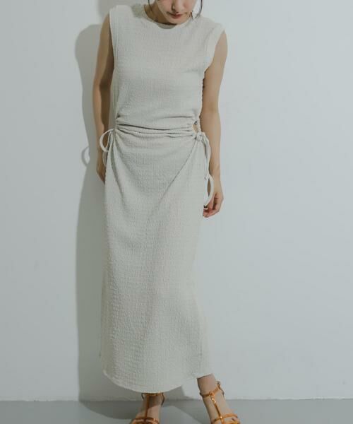 SENSE OF PLACE by URBAN RESEARCH / センスオブプレイス バイ アーバンリサーチ ワンピース | サイドホールジャガードカットワンピース | 詳細12