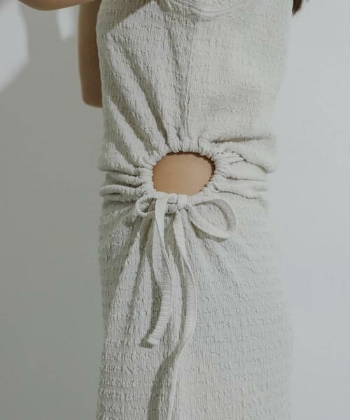 SENSE OF PLACE by URBAN RESEARCH / センスオブプレイス バイ アーバンリサーチ ワンピース | サイドホールジャガードカットワンピース | 詳細21