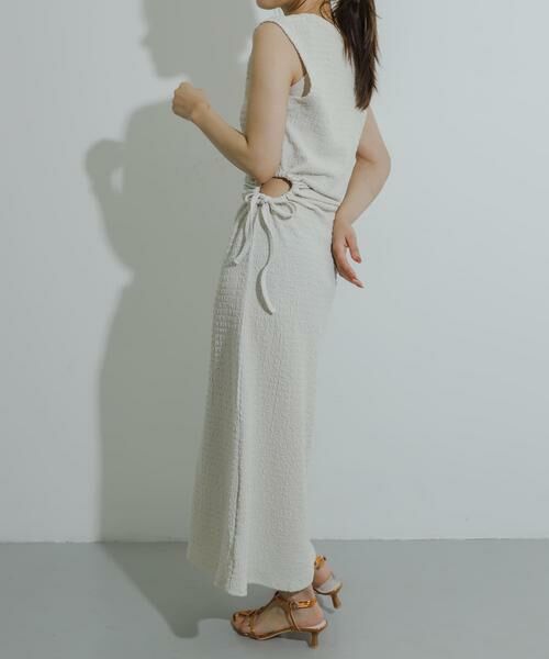 SENSE OF PLACE by URBAN RESEARCH / センスオブプレイス バイ アーバンリサーチ ワンピース | サイドホールジャガードカットワンピース | 詳細16