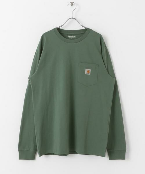 SENSE OF PLACE by URBAN RESEARCH/センスオブプレイス バイ アーバンリサーチ 『WEB限定』carhartt LONG-SLEEVE POCKET T-SHIRTS グリーン M SENSE OF PLACE by URBAN RESEARCH/センスオブプレイス バイ アーバンリサーチ 『WEB限定』carhartt LONG-SLEEVE POCKET T-SHIRTS グリーン M