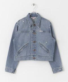 ⭐️100% a hundred percent ⭐️デニムジャケット BROOKLYN OVERALL デニムジャケット gジャン 4パッチショート