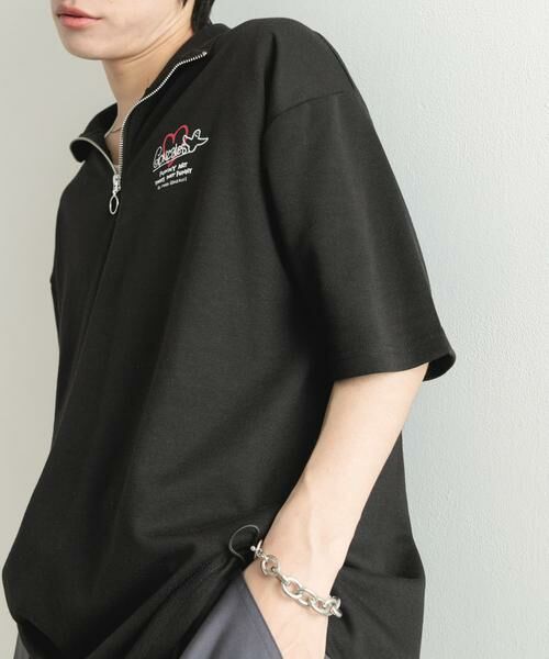 SENSE OF PLACE by URBAN RESEARCH / センスオブプレイス バイ アーバンリサーチ Tシャツ | 『WEB限定』Mark Gonzales スタンドハーフZIPドローコードTシャツ | 詳細12