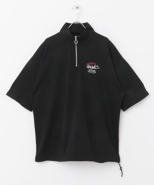 SENSE OF PLACE by URBAN RESEARCH / センスオブプレイス バイ アーバンリサーチ Tシャツ | 『WEB限定』Mark Gonzales スタンドハーフZIPドローコードTシャツ | 詳細16