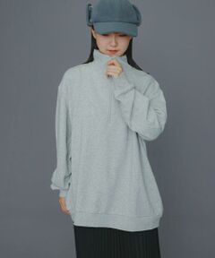 SENSE OF PLACE by URBAN RESEARCH / センスオブプレイス バイ アーバンリサーチ スウェット | 『ユニセックス』Uiscel　ヘビーウエイトハーフZIPスウェットシャツ